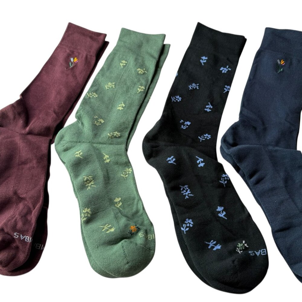 New in Box BOMBAS Sock Set 4 Pairs Size: Large *Womens 11-13 or Men's 9.5-13 - Picture 3 of 13